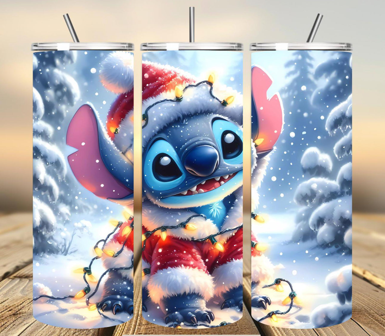 Stitch Christmas tumbler