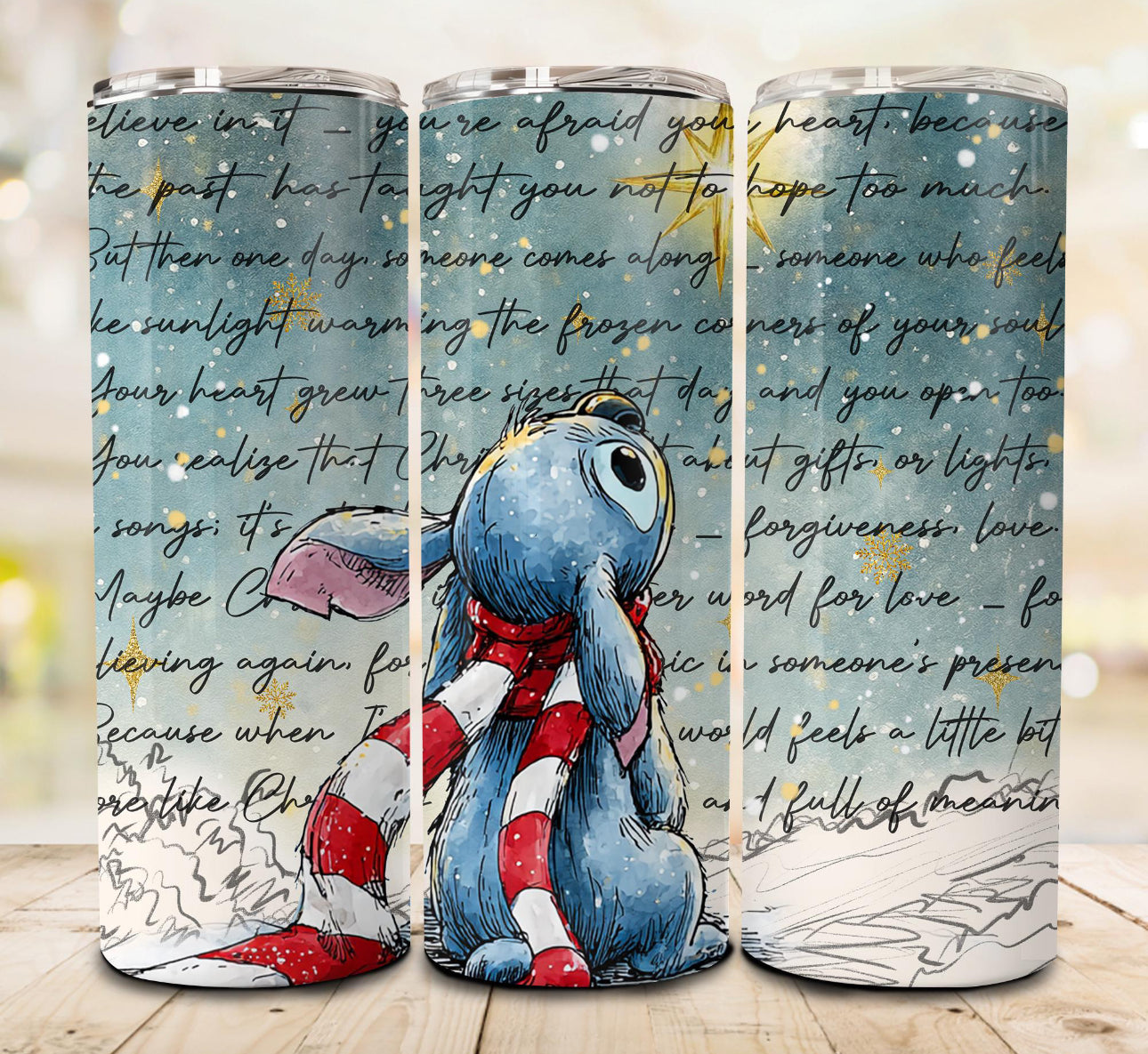 Stitch Christmas tumbler