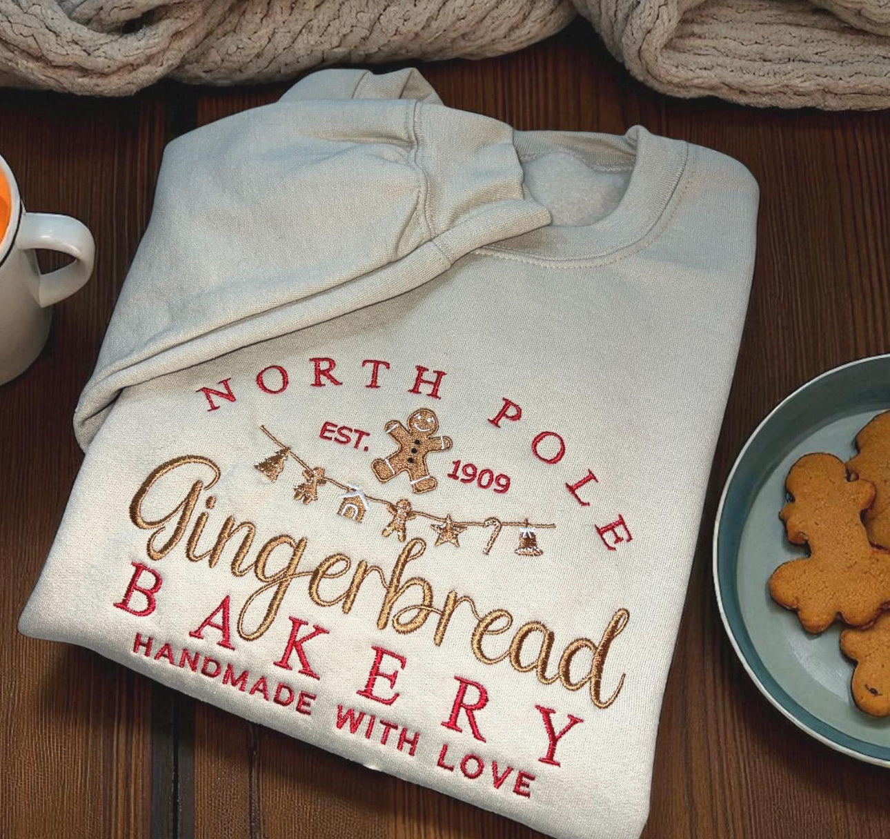 Gingerbread embroidery crew