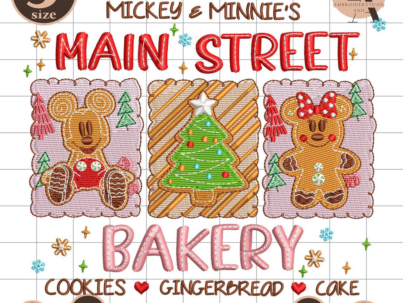 Mickey and Minnie Christmas crew
