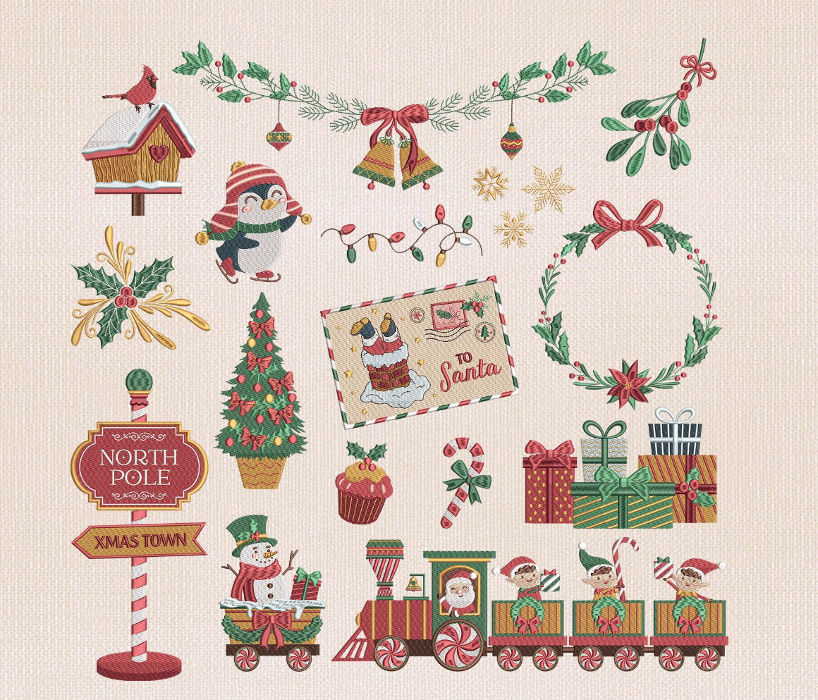 Christmas doodles crew