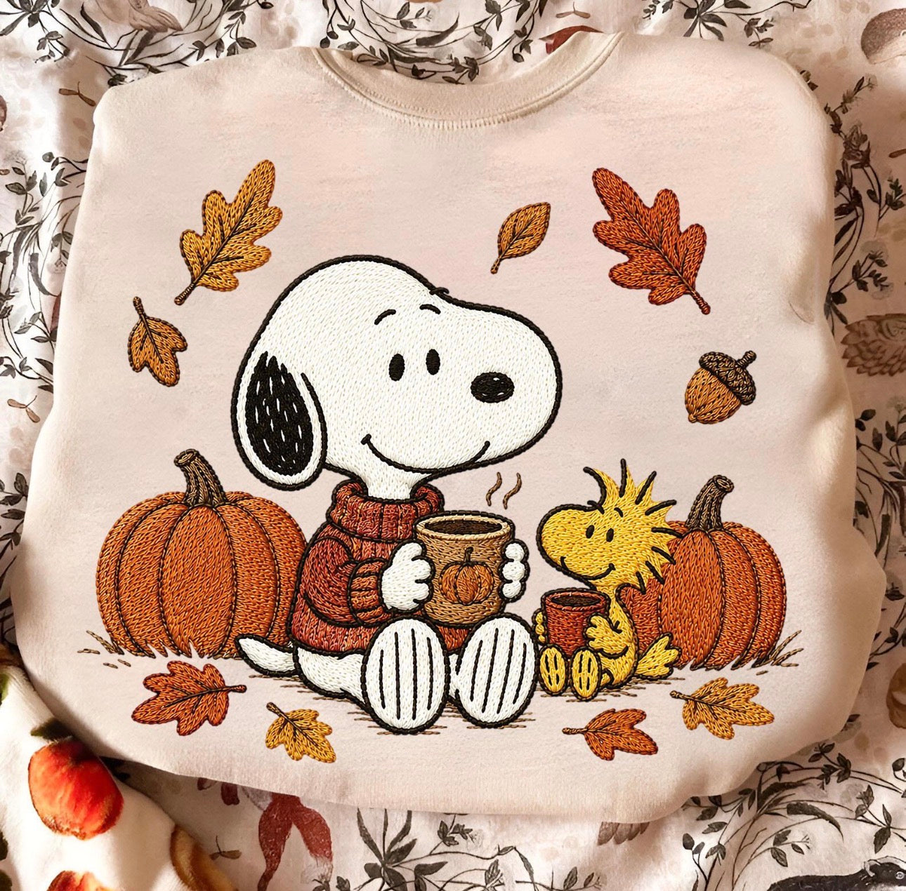 Snoopy embroidery crew