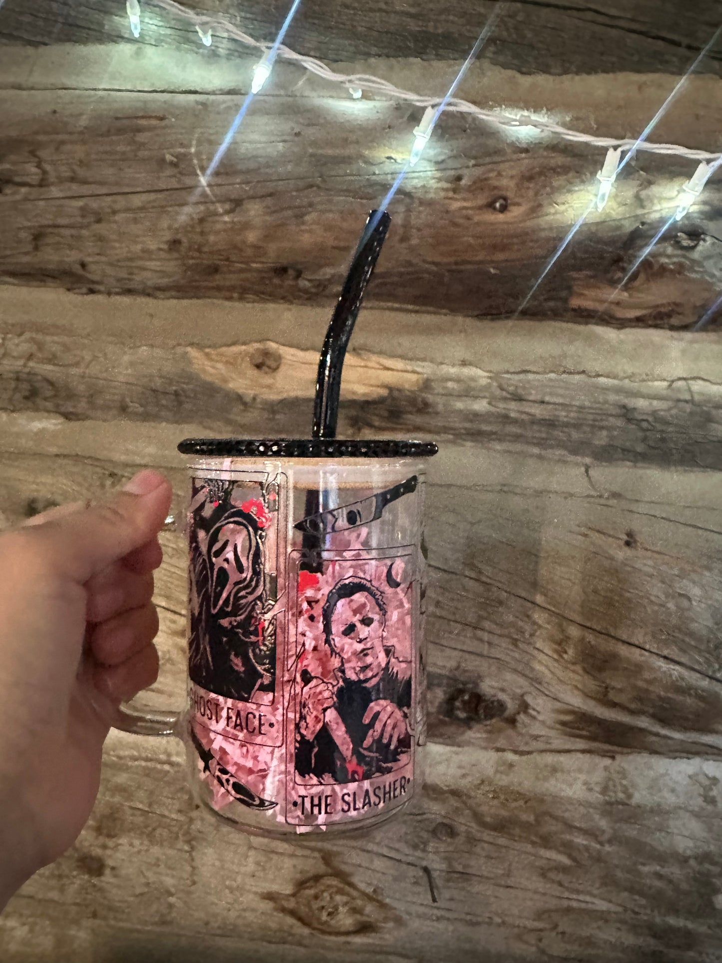 Horror theme cup