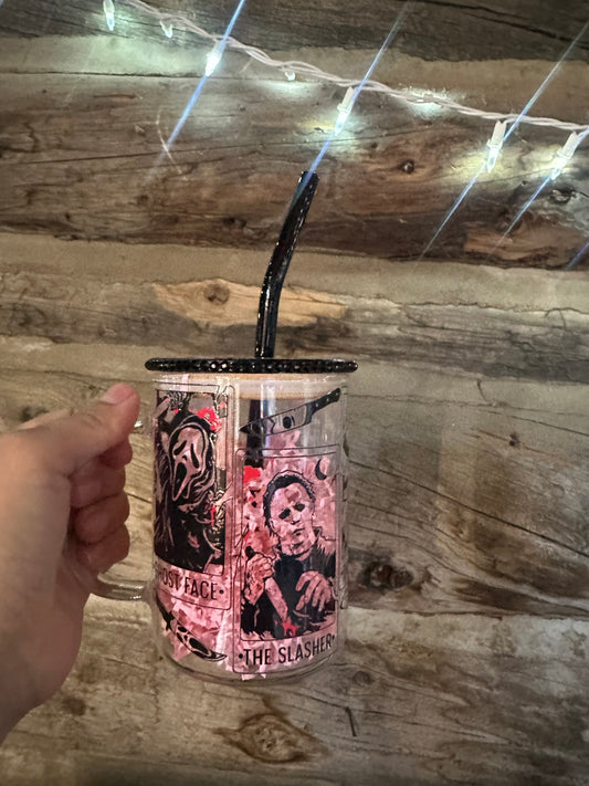 Horror theme cup