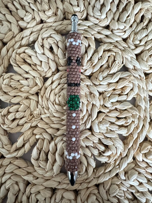 Gingerbread bling pen