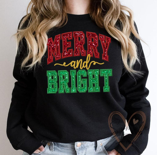 Merry Christmas embroidery crew