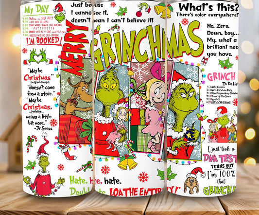 Grinch tumbler