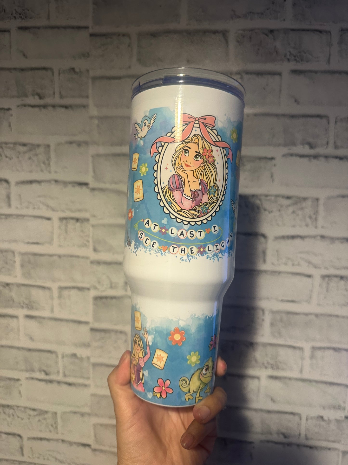 Rapunzel 40 oz tumbler