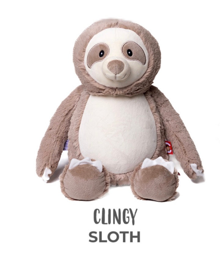 Sloth plushie