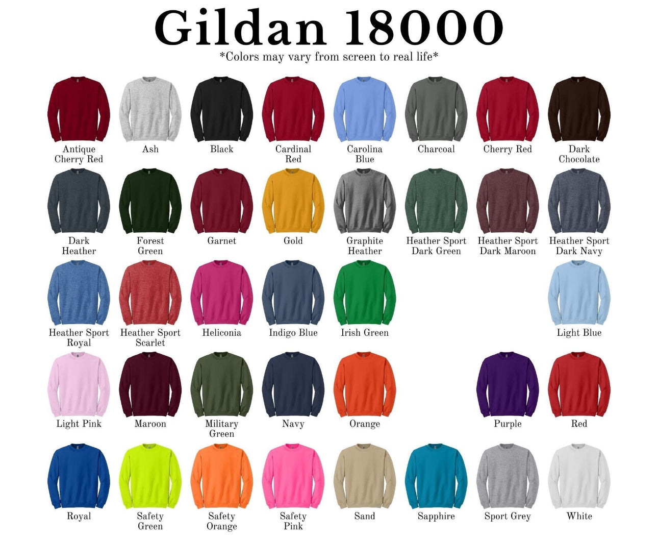 Custom embroidery crew