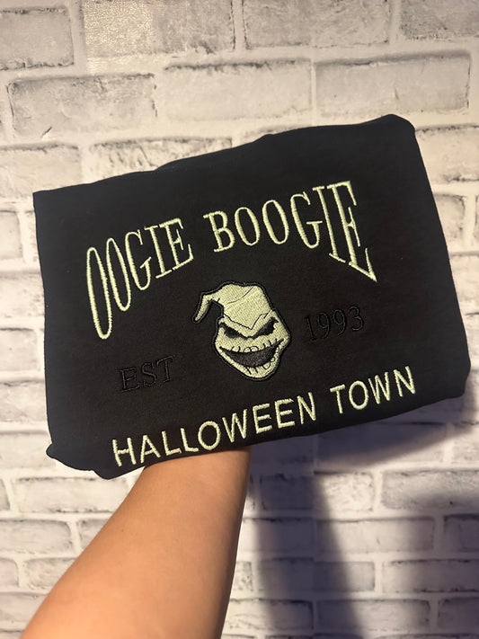 Oogie boogie glow in the dark crew