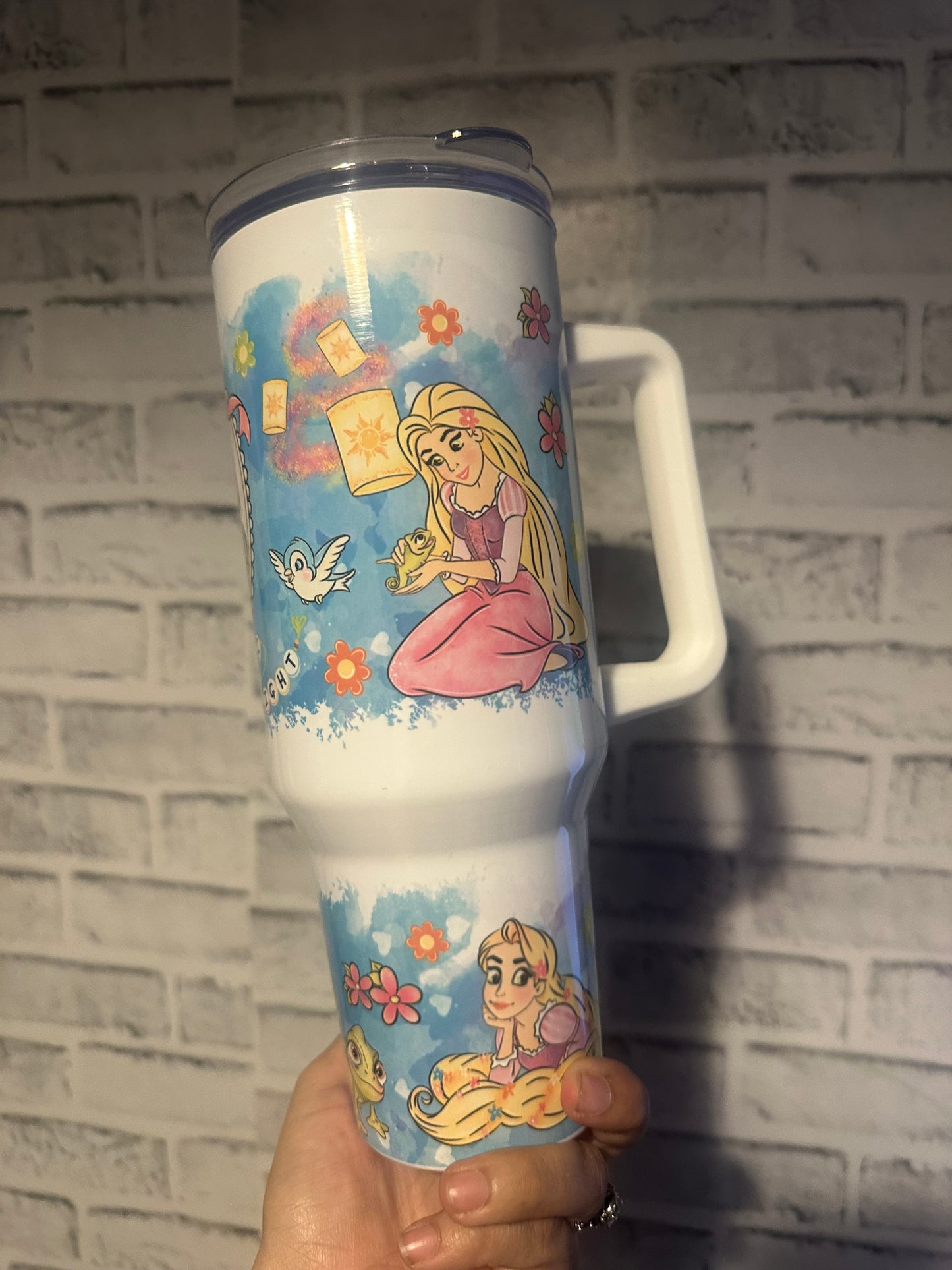 Rapunzel 40 oz tumbler