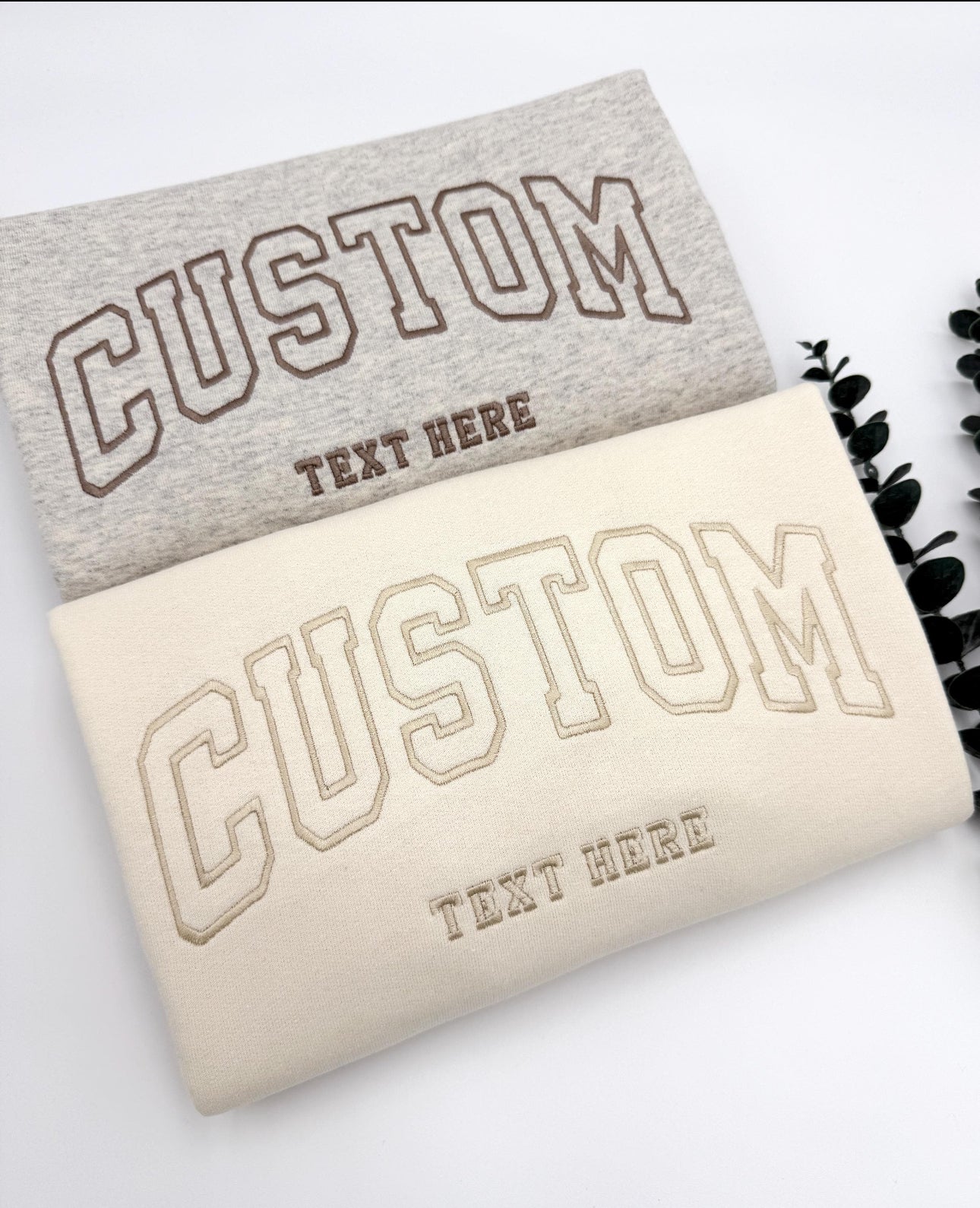 Custom embroidery crew