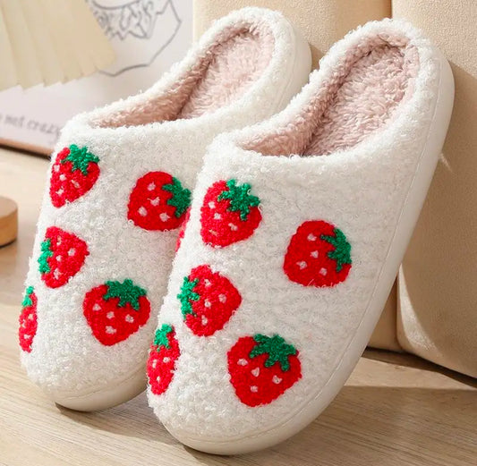 Strawberries slippers preorder