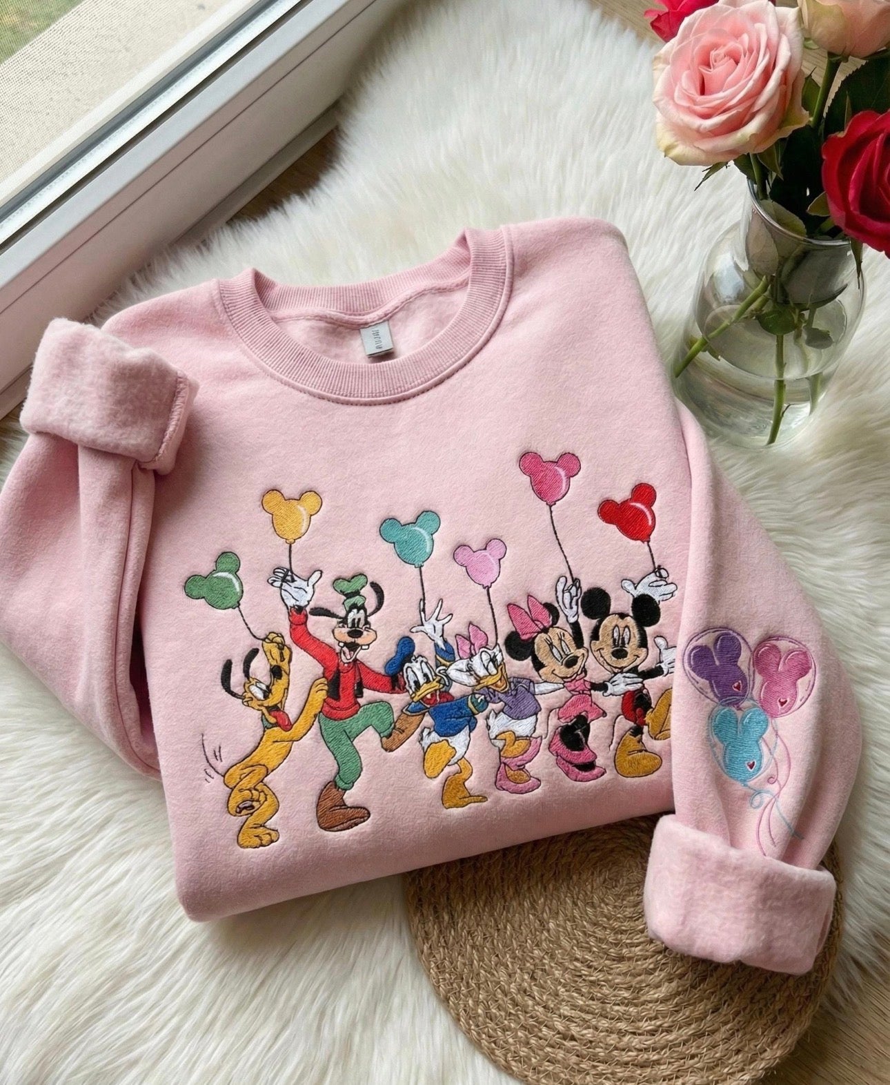 Mickey and friends embroidery crew