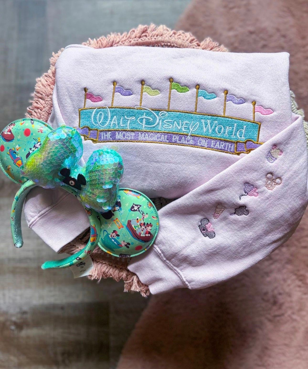 Disney embroidery crew