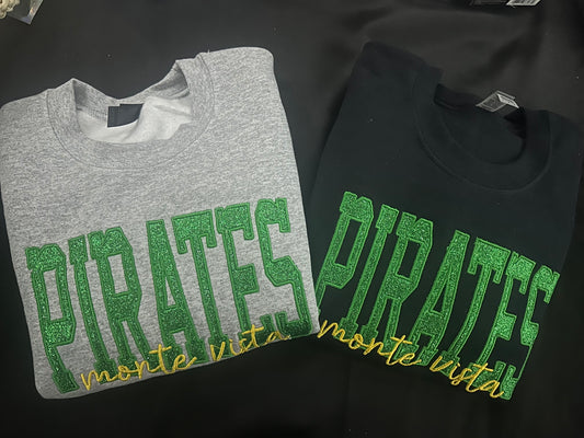 Pirates appliqué sweatshirt