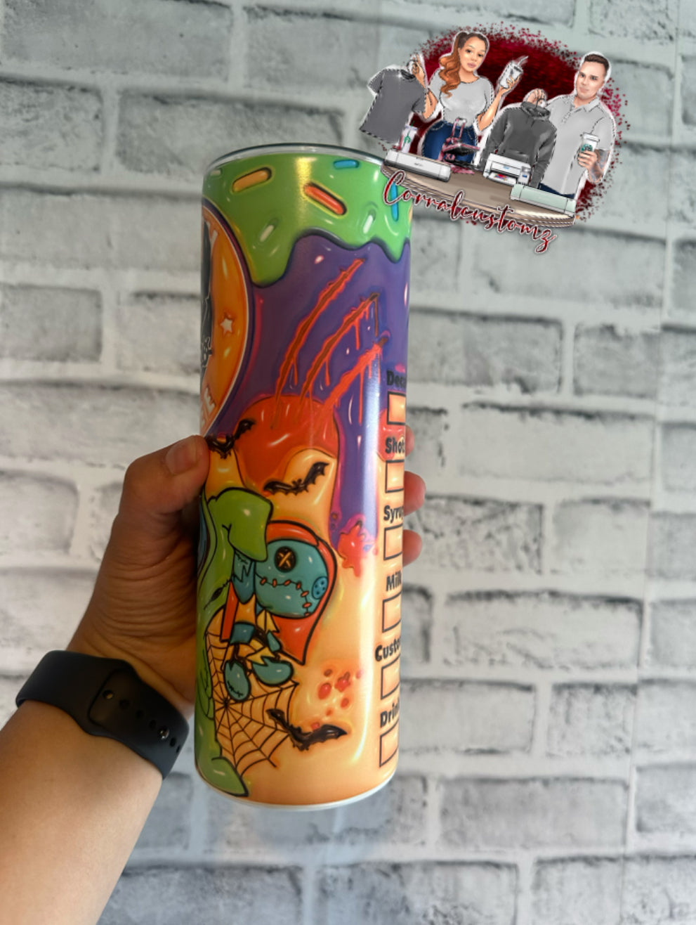 Stitch Oogie tumbler