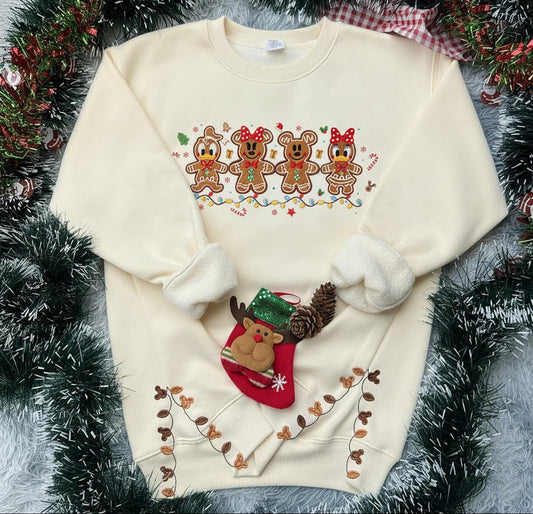 Mickey gingerbread crew with side designs