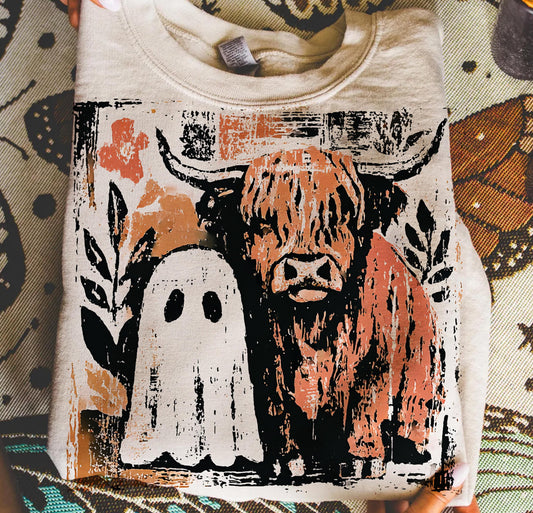Ghostie with cow 👻