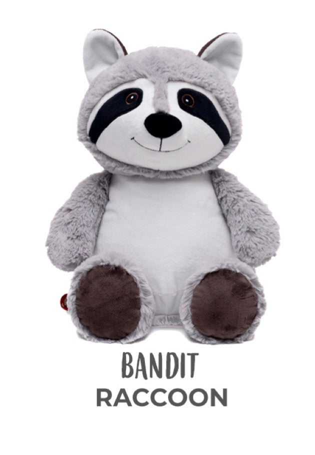 Raccoon plushie
