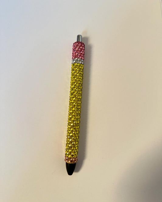 Pencil bling pen