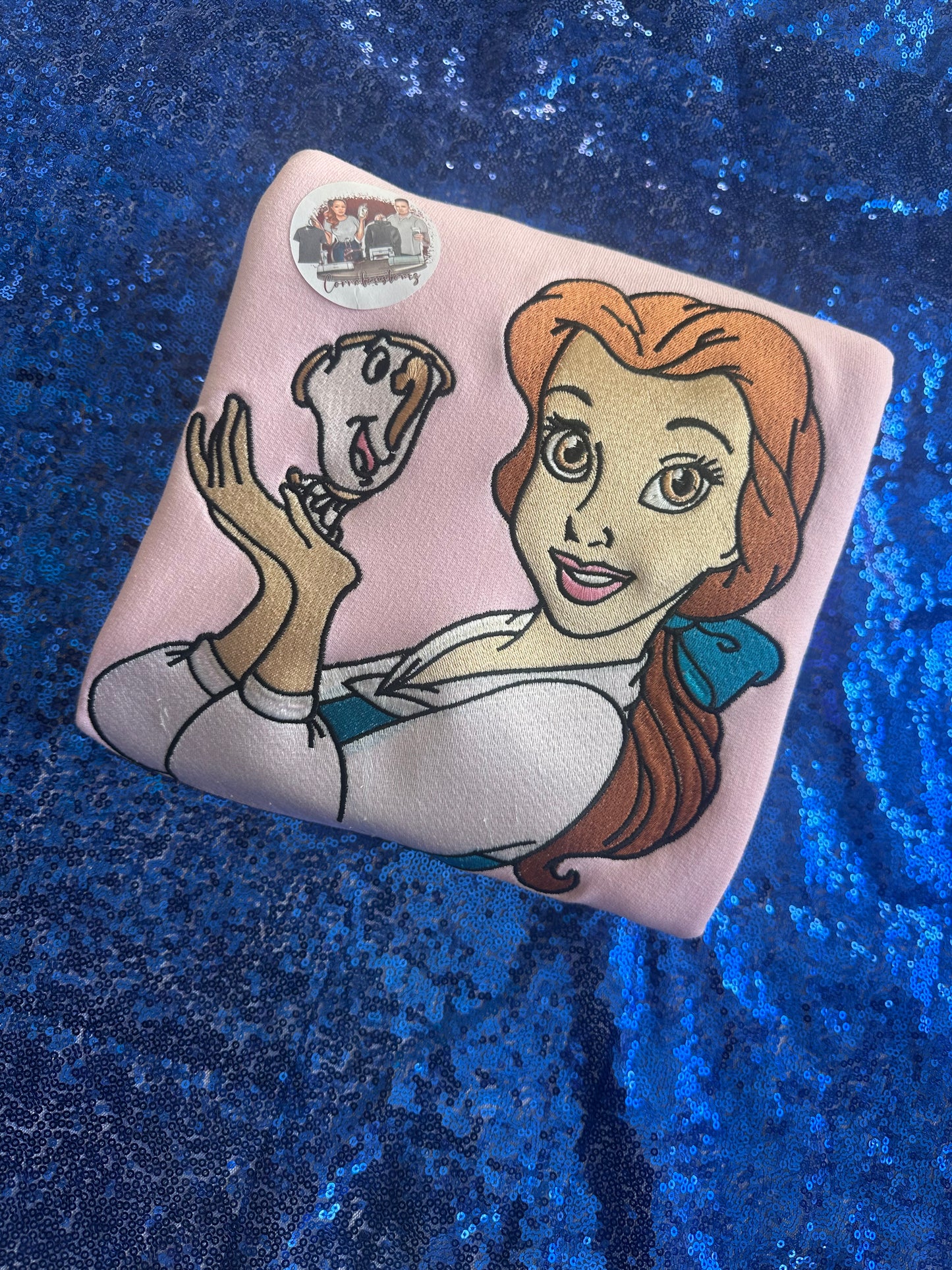 Belle embroidery crew