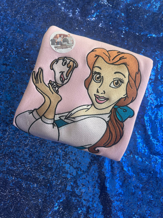 Belle embroidery crew