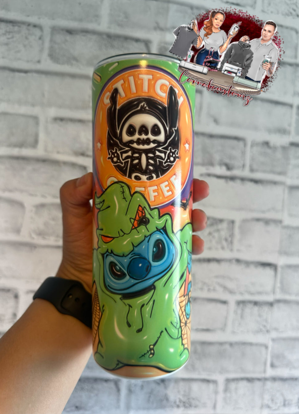 Stitch Oogie tumbler