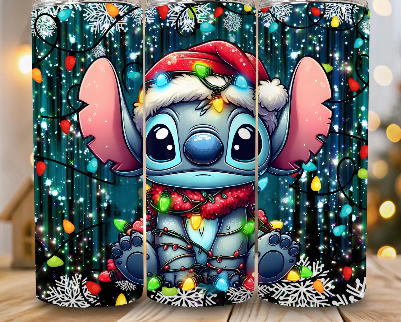 Stitch Christmas tumbler
