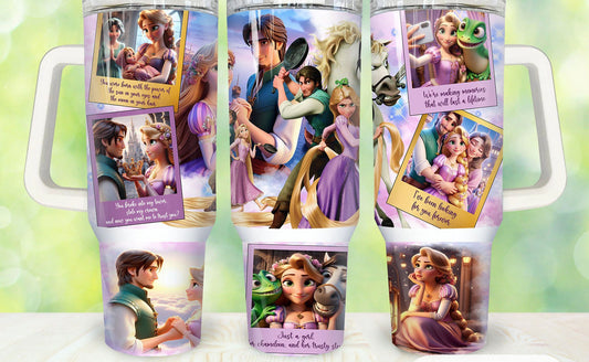 Rapunzel 40 oz tumbler