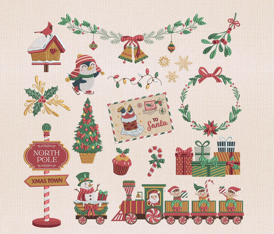 Christmas doodles crew